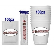 KIT ACCESSORI  PER 100 BEVANDE