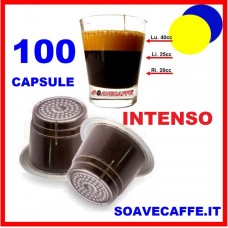 100 CAPSULE CAFFE' INTENSO INTENSITA' 10