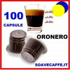 100 CAPSULE CAFFE' ORO NERO INTENSITA' 12